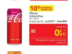 METRO COCA-COLA Cherry offre