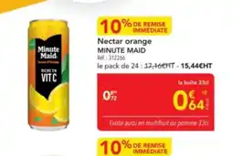 METRO MINUTE MAID Nectar orange offre