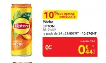 METRO LIPTON Pêche offre