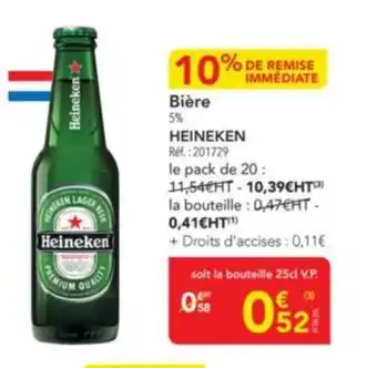 METRO HEINEKEN Bière offre