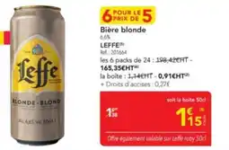 METRO LEFFE Bière blonde offre