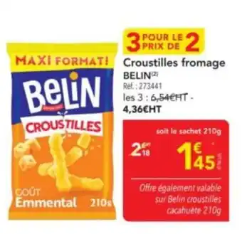 METRO BELIN Croustilles fromage offre