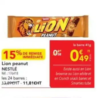 METRO NESTLÉ Lion peanut offre