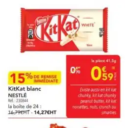 METRO NESTLÉ KitKat blanc offre