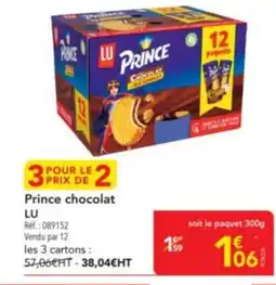METRO LU Prince chocolat offre