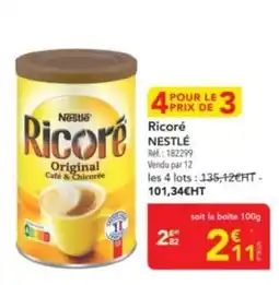 METRO NESTLÉ Ricoré offre