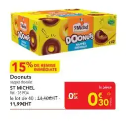 METRO ST MICHEL Doonuts offre