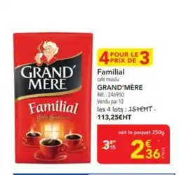 METRO GRAND MÈRE Familial offre