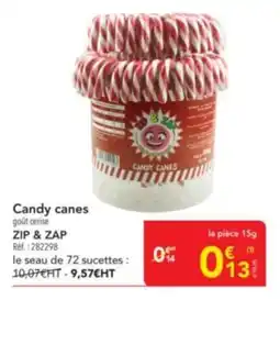 METRO ZIP & ZAP Candy canes offre