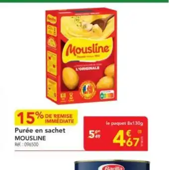 METRO MOUSLINE Purée en sachet MOUSLINE Ref.: 096500 offre
