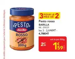 METRO BARILLA Pesto rosso offre