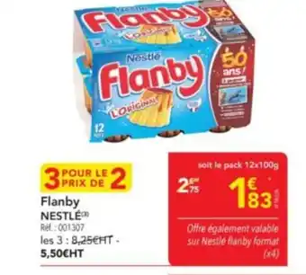 METRO NESTLÉ Flanby offre