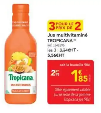 METRO TROPICANA Jus multivitaminé offre