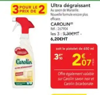 METRO CAROLIN Ultra dégraissant offre
