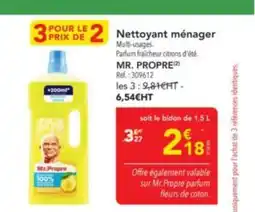 METRO MR PROPRE Nettoyant ménager offre