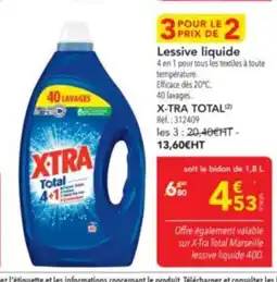 METRO X-TRA TOTAL Lessive liquide offre