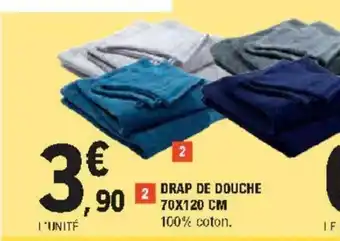 E.Leclerc Drap De Douche 70x120 cm offre