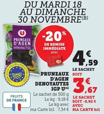 Bi1 Pruneaux d'agen denoyautes igp u offre