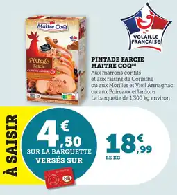 Bi1 Pintade farcie maitre coq offre