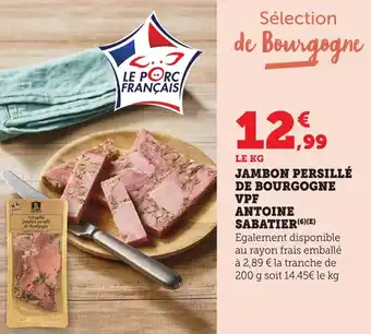 Bi1 Jambon persillé de bourgogne vpf antoine sabatier offre