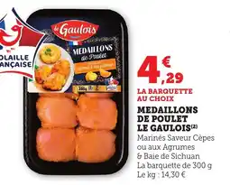 Bi1 Medaillons de poulet le gaulois offre