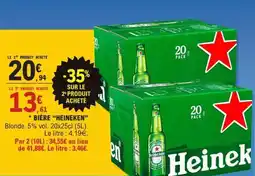 E.Leclerc BIÈRE “HEINEKEN” offre