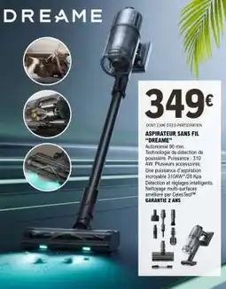 E.Leclerc ASPIRATEUR SANS FIL “DREAME” offre