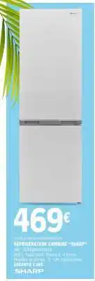 E.Leclerc RÉFRIGÉRATEUR COMBINÉ SHARP offre
