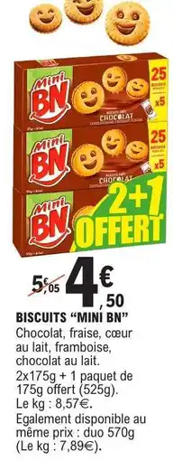 E.Leclerc BISCUITS 'MINI BN' offre