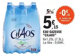 E.Leclerc Eau gazeuse 'Cilaos' offre