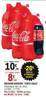 E.Leclerc Boisson Gazeuse 'Coca Cola' offre