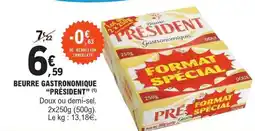 E.Leclerc Beurre Gastronomique Président offre