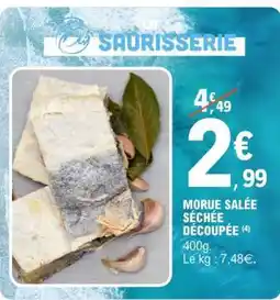 E.Leclerc MORUE SALÉE SÉCHÉE DÉCOUPÉE offre