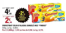 E.Leclerc Croustibat Colin d'Alaska Surgelé MSC 'Findus' offre