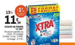 E.Leclerc LESSIVE EN POUDRE “X-TRA” offre