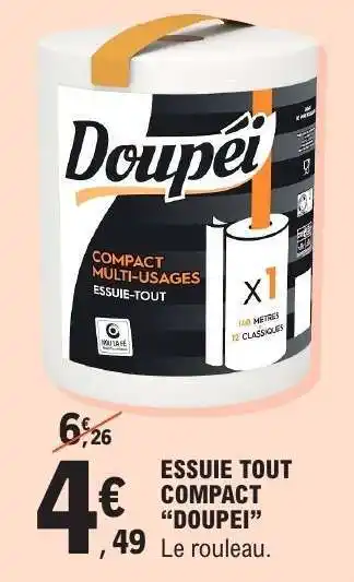 E.Leclerc ESSUIE TOUT COMPACT DOUPÉI offre