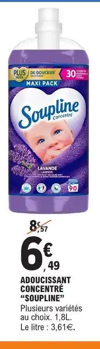 E.Leclerc ADOUCISSANT CONCENTRÉ 'SOUPLINE' offre