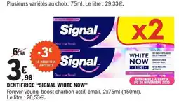 E.Leclerc Dentifrice Signal White Now offre