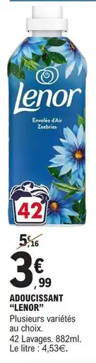 E.Leclerc ADOUCISSANT LENOR offre