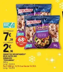 E.Leclerc Crevettes Décortiquées offre