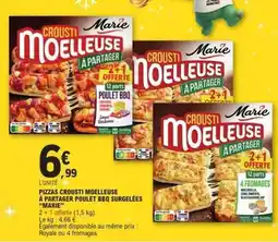 E.Leclerc PIZZAS CROUSTI MOELLEUSE À PARTAGER POULET BBQ SURGELÉES “MARIE” offre