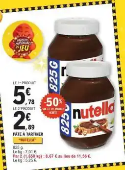E.Leclerc Nutella offre