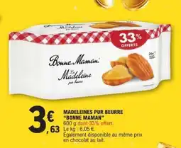 E.Leclerc MADELEINES PUR BEURRE BONNE MAMAN offre