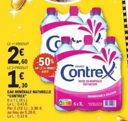 E.Leclerc Eau Minérale Naturelle Contrex offre