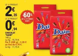 E.Leclerc Chocolat Daim offre
