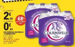 E.Leclerc Eau Minérale Naturelle Courmayeur offre