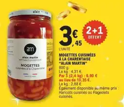 E.Leclerc Mogettes cuisinées à la Charentaise Alain Martin offre