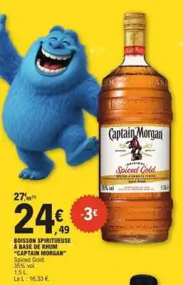 E.Leclerc Captain Morgan Spiced Gold offre