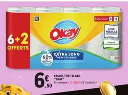 E.Leclerc ESSUIE-TOUT BLANC 'OKAY' offre
