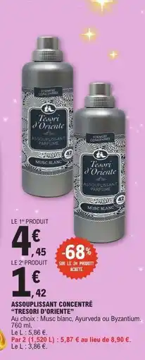 E.Leclerc ASSOUPLISSANT CONCENTRÉ 'TRESORI D'ORIENTE' offre